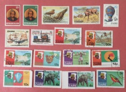 DEMOCRATIC REPUBLIC OF CONGO / ZAIRE LOT OF USED STAMPS - Sammlungen