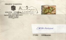 Lettre De La Viguerie Episcopale 1987, Adressée En France - Vicariato Episcopale