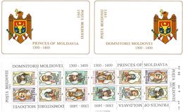 Moldova 1993 .Dukes. Booklet Of 12 (2 Sets).  Michel # 88-93 MH - Moldavie