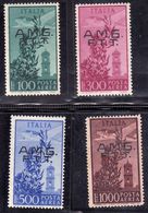 TRIESTE A 1948 AMG-FTT OVERPRINTED AIR MAIL POSTA AEREA CAMPIDOGLIO SERIE COMPLETA COMPLETE SET MNH BEN CENTRATA - Luftpost