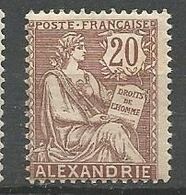 ALEXANDRIE N° 26 NEUF* TRACE DE CHARNIERE  / MH - Unused Stamps