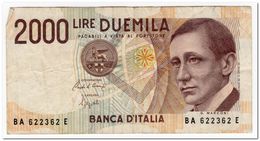 ITALY,2000 LIRE,1990,P.115,VF - 2000 Liras