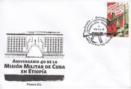 CUBA   Sc 6044   Mission In Ethiopia  FDC - Briefe U. Dokumente