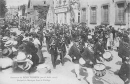 SCHILTIGHEIM-67-Bas-Rhin-Kermesse Août 1919 Société De Musique Dans Cortège-Fanfare-Café Bar Concert " Salle Blanche - Schiltigheim