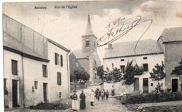 Halanzy  Rue De L'église Bien Animée Circulé En 1910 - Aubange