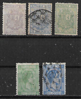 1875-6 Cuba 5v - Vorphilatelie