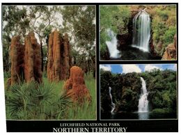 (F 4) Australia - NT - Litchfile National Park - Termite Mounds - Waterfall  (with Stamp) - Unclassified