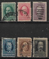 1917 Cuba Personajes 6v - Used Stamps