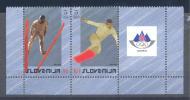 Slovenia Slovenie Slowenien 2006 Mi 574-5 Olympic Games Torino Olympische Spiele; Pair MNH+tab; Ski Jumping, Snow Board - Winter 2006: Torino