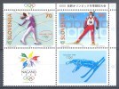 1998 Slovenia Slowenien Slovenie MNH ** Winter Olympic Games Nagano Ski Jumping Biathlon Figure Skating Alpine Skiing - Winter 1998: Nagano