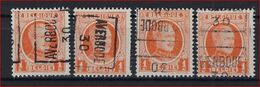 HOUYOUX Nr. 190 Voorafgestempeld Nr. 5280 Posities A + B + C + D  AVERBODE 30 ; Staat Zie Scan ! - Roller Precancels 1920-29