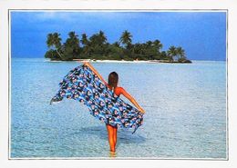 Maldives Ranalhi   Pareo Femme Woman    Années   80s - Maldive