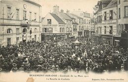 95 BEAUMONT SUR OISE - Cavalcade Du 24 Mars 1912. La Bataille De Confettis - Beaumont Sur Oise