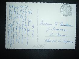 CP La Dent De Morcles OBL. TRP. SURVEILLANCE Poste De Camp. - Postmarks