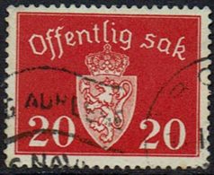 Norwegen DM, 1937, MiNr 26, Gestempelt - Officials