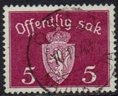 Norwegen DM, 1939, MiNr 33, Gestempelt - Oficiales