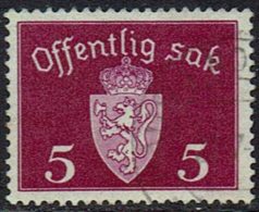 Norwegen DM, 1939, MiNr 33, Gestempelt - Oficiales