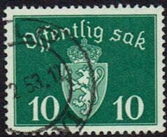 Norwegen DM, 1939, MiNr 35, Gestempelt - Officials