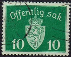 Norwegen DM, 1939, MiNr 35, Gestempelt - Dienstzegels