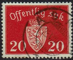 Norwegen DM, 1939, MiNr 37, Gestempelt - Oficiales