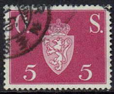 Norwegen DM, 1951, MiNr 61, Gestempelt - Dienstmarken