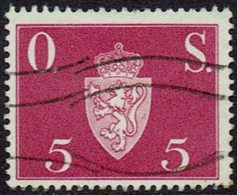 Norwegen DM, 1951, MiNr 61, Gestempelt - Oficiales