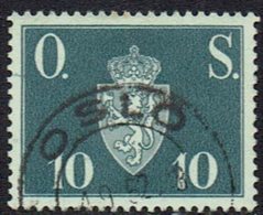 Norwegen DM, 1951, MiNr 62, Gestempelt - Dienstzegels