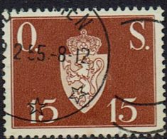 Norwegen DM, 1951, MiNr 63, Gestempelt - Dienstzegels