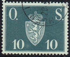 Norwegen DM, 1951, MiNr 62, Gestempelt - Officials