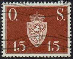 Norwegen DM, 1951, MiNr 63, Gestempelt - Officials
