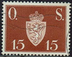 Norwegen DM, 1951, MiNr 63, Gestempelt - Dienstmarken