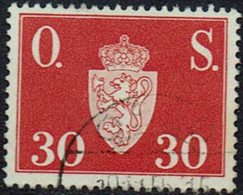 Norwegen DM, 1951, MiNr 64, Gestempelt - Dienstzegels