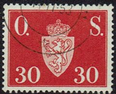Norwegen DM, 1951, MiNr 64, Gestempelt - Dienstzegels