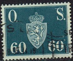 Norwegen DM, 1951, MiNr 66, Gestempelt - Officials