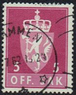 Norwegen DM, 1955, MiNr 68x, Gestempelt - Oficiales