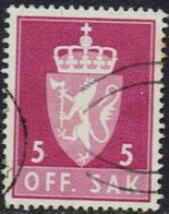 Norwegen DM, 1955, MiNr 68x, Gestempelt - Service