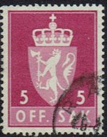 Norwegen DM, 1955, MiNr 68x, Gestempelt - Oficiales