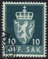 Norwegen DM, 1955, MiNr 69x, Gestempelt - Dienstzegels