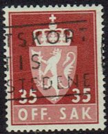 Norwegen DM, 1955, MiNr 74x, Gestempelt - Dienstmarken