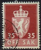 Norwegen DM, 1955, MiNr 74x, Gestempelt - Dienstzegels
