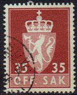 Norwegen DM, 1955, MiNr 74x, Gestempelt - Officials