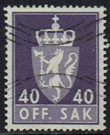 Norwegen DM, 1955, MiNr 75x, Gestempelt - Officials