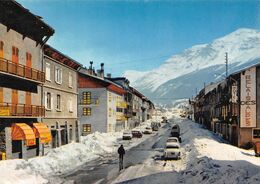 VAL-CENIS - Lanslebourg - La RN 6 Vers L'Italie - Automobiles - Renault 4L - Hôtel Relais Des Alpes - Val Cenis