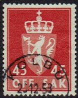 Norwegen DM, 1955, MiNr 76x, Gestempelt - Oficiales