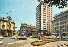 010882 "TO - PIAZZA SOLFERINO"  AUTO '50/'60, TRAMWAY.  SACAT.  CART NON SPED - Places & Squares