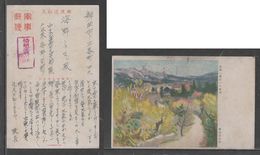 JAPAN WWII Military Gu Ling Picture Postcard CENTRAL CHINA Anyi WW2 MANCHURIA CHINE MANDCHOUKOUO JAPON GIAPPONE - 1943-45 Shanghai & Nanchino