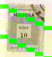 COMUNE DI MELDOLA - MARCA COMUNALE L. 10 - Fiscale Zegels