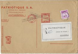 1067 R4  -  Rolzegel  Wit Papier  -   07 - 06  - 1966   Huy   Naar   Anvers - Franqueo