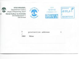 Stad Brussel St. Michiel Michael Michel Draak Drake Logo 12.01.2012 3d Barcode - 2000-...