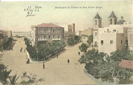 TUNISIE SFAX RUE VICTOR HUGO 1906 JOLI PLAN A VOIR - Tunesien